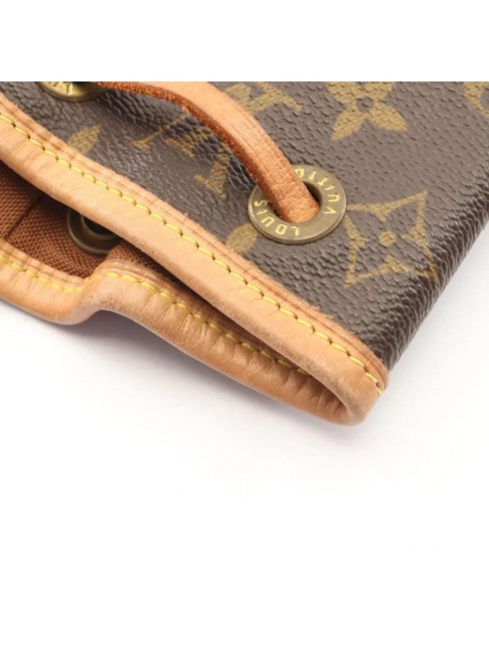 Louis Vuitton Backpack Montsouris MM Monogram Canvas Leather